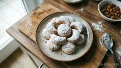 粉糖たっぷり、ほろサク食感。ギリシャの焼き菓子「クルラビエデス」の作り方