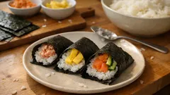 握らずきれいに作れる、パタンと折るだけのおにぎりレシピ